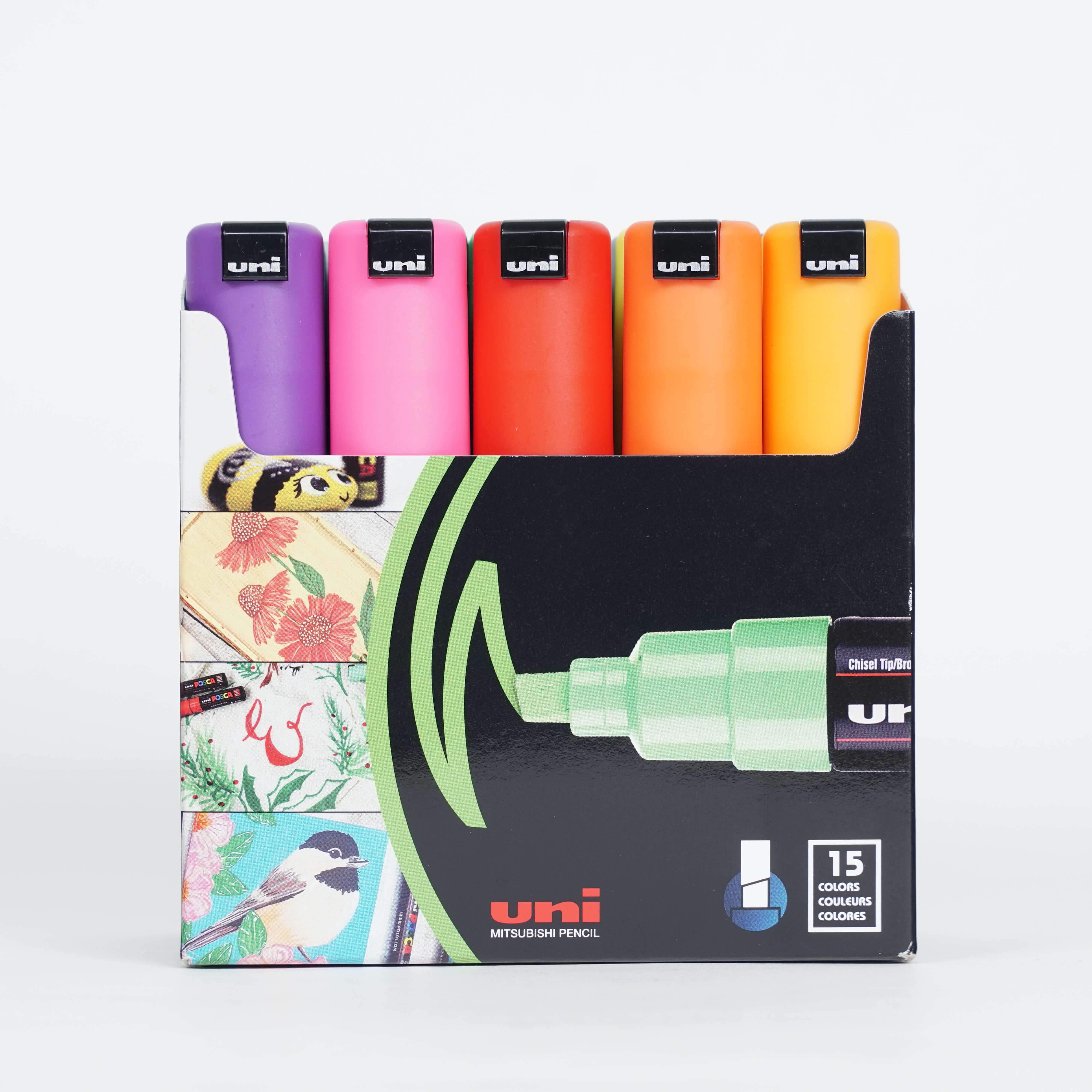 Feutres Posca – Pack de 15 Couleurs