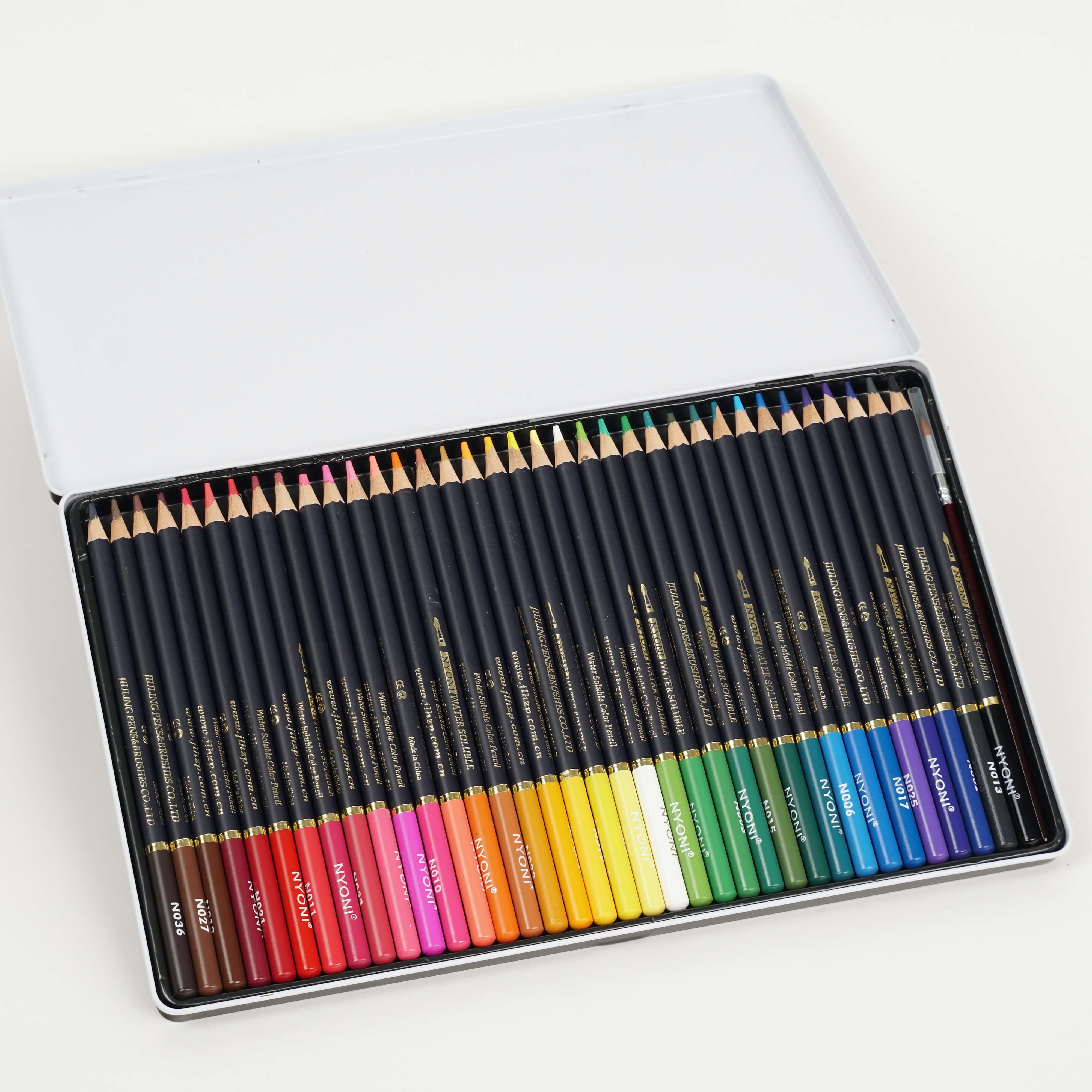 Crayons Aquarellables NYONI – 36 Couleurs