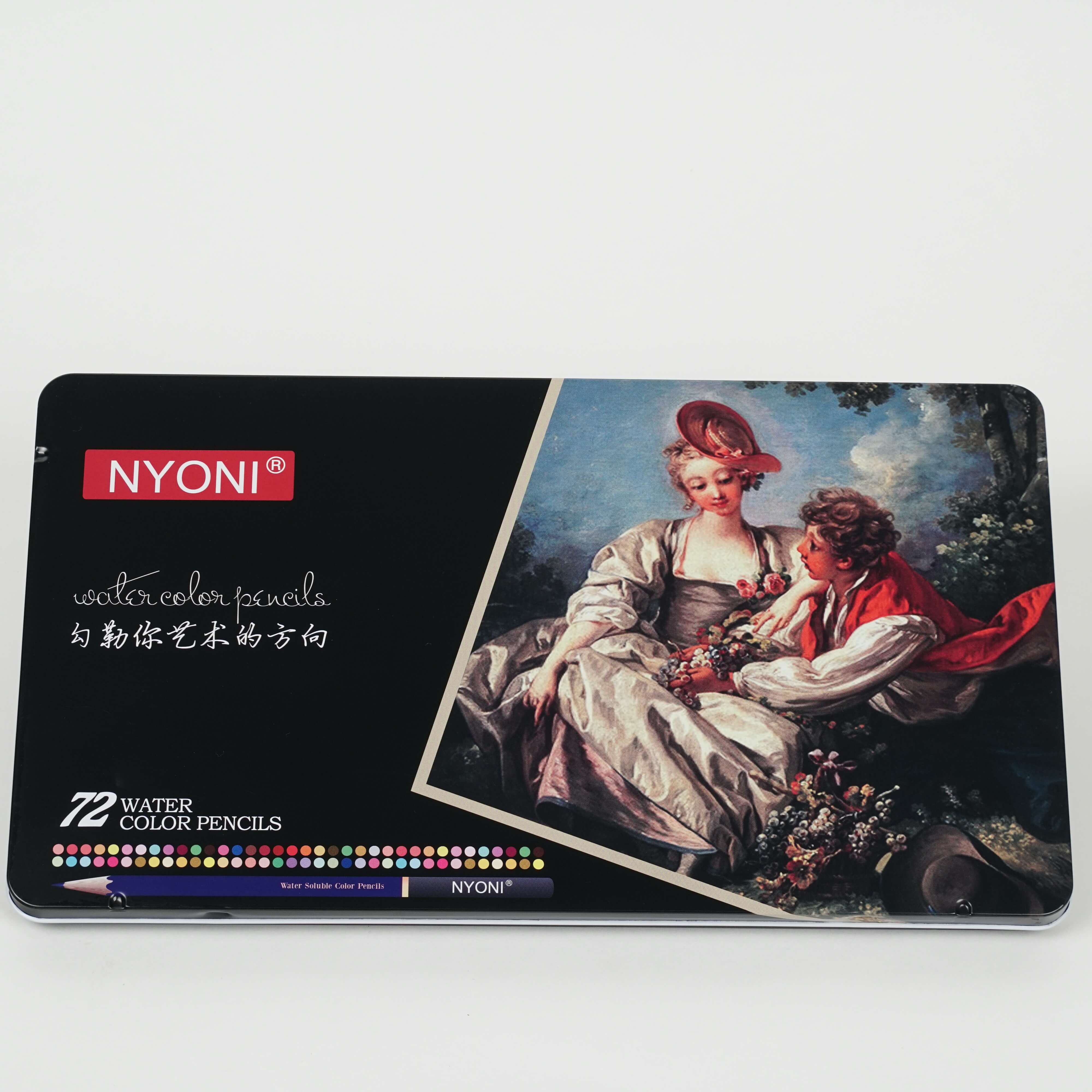 Crayons Aquarellables NYONI – 72 Couleurs