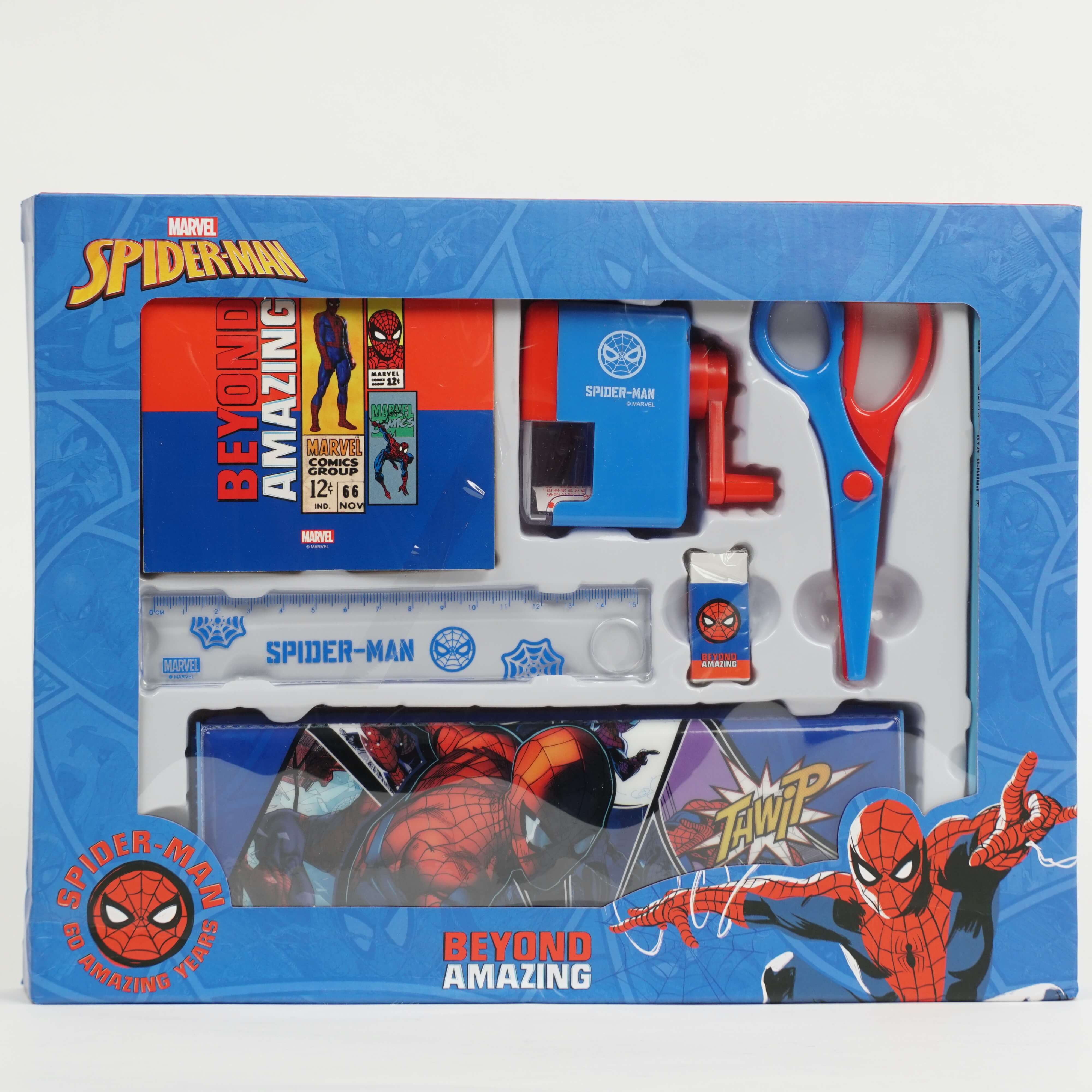 Kit Scolaire Spider-Man – Ensemble de 7 Pièces pour Enfants
