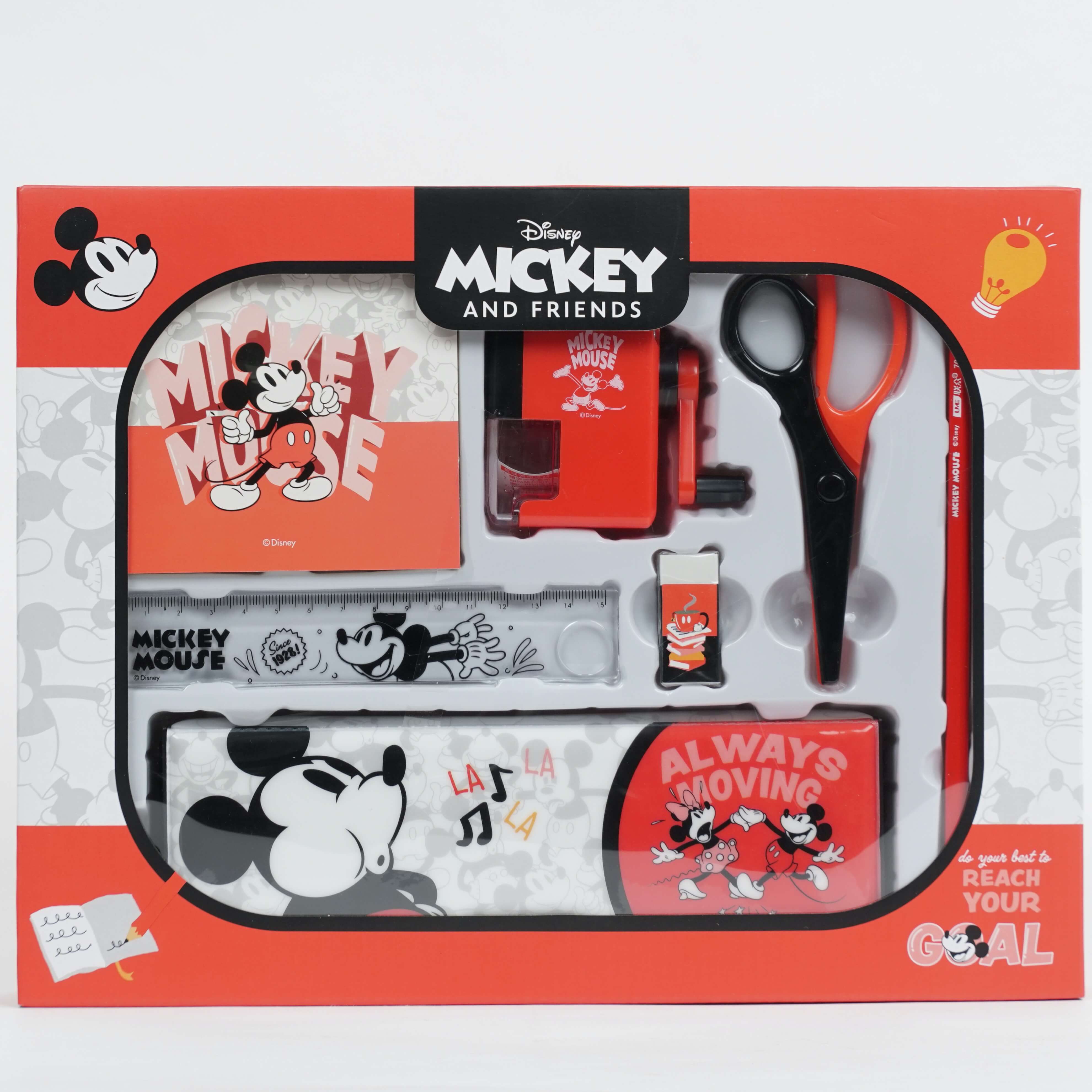 Kit Scolaire Mickey Mouse – Ensemble de 7 Pièces pour Enfants