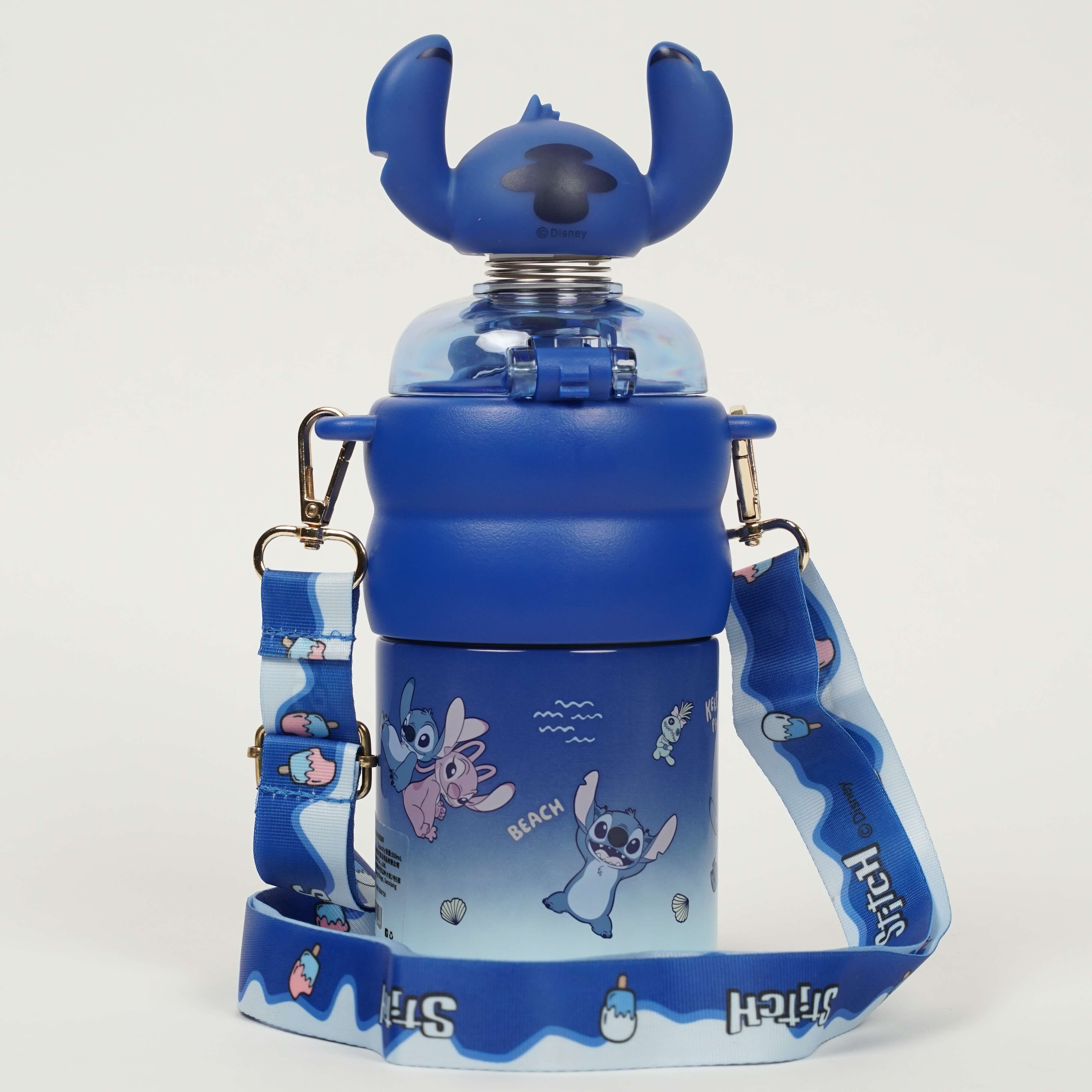 Gourde Stitch 550 ml avec Tête Mobile